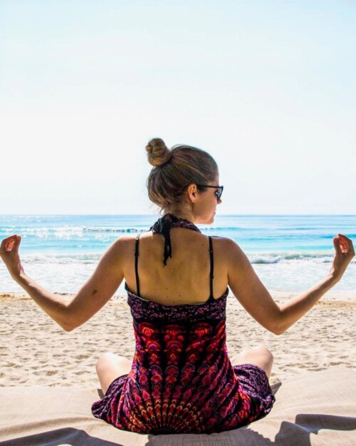 Beach yoga - A Tulum classic