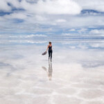 Bolivia Mirror Lake: Salar de Uyuni salt flats