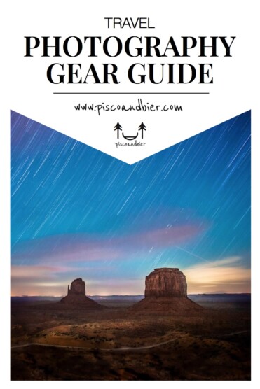 Pinterest pin: Travel Photography Gear Guide