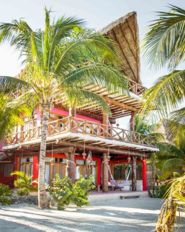 Cabana at Palapas del Sol Beach Hotel in Holbox