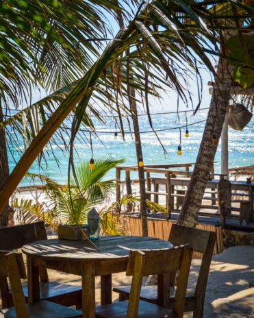 Papaya Playa Restaurant by the beach in Tulum