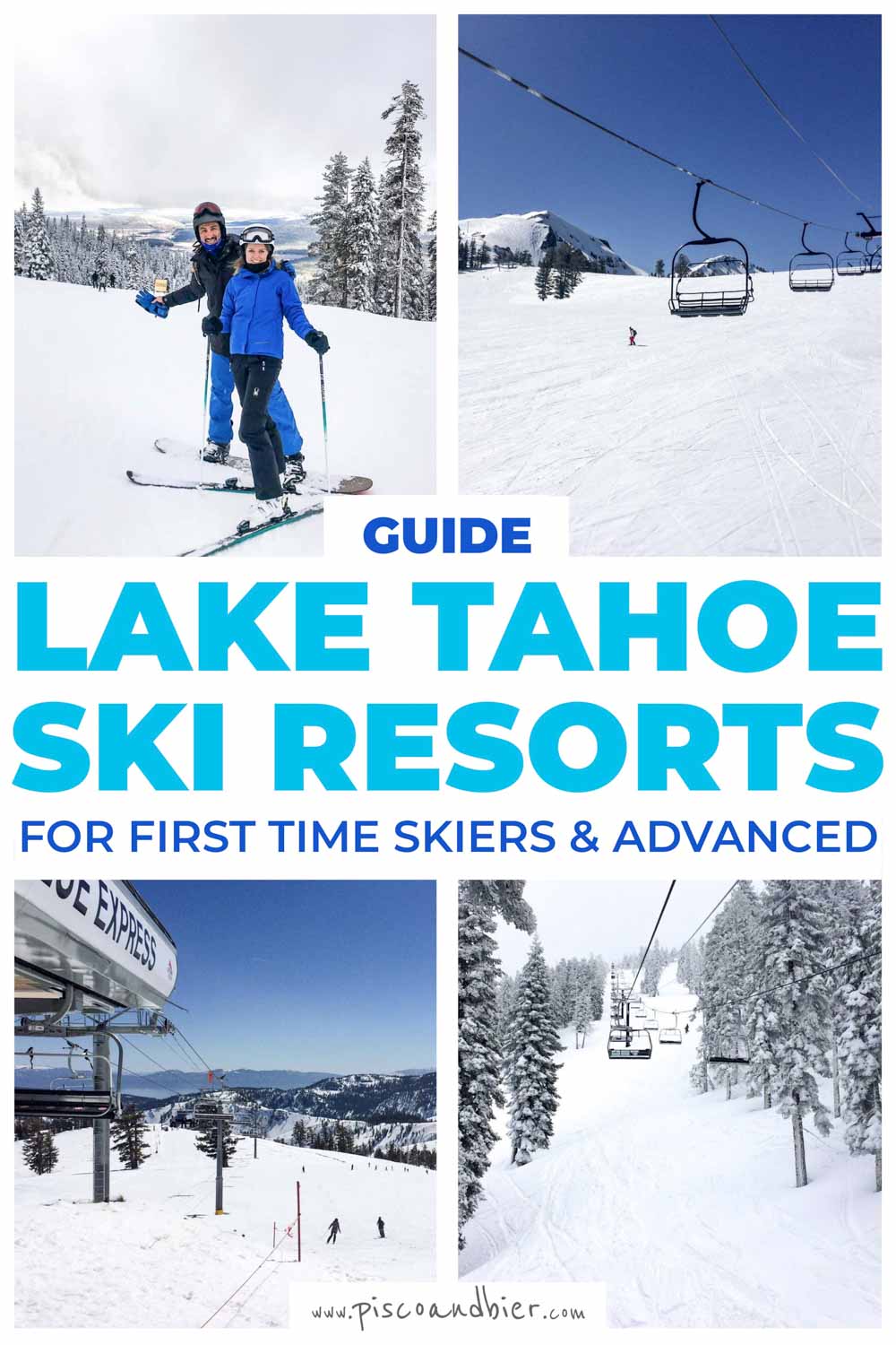 Skiing In Lake Tahoe Overview & Map Of Lake Tahoe Ski Resorts