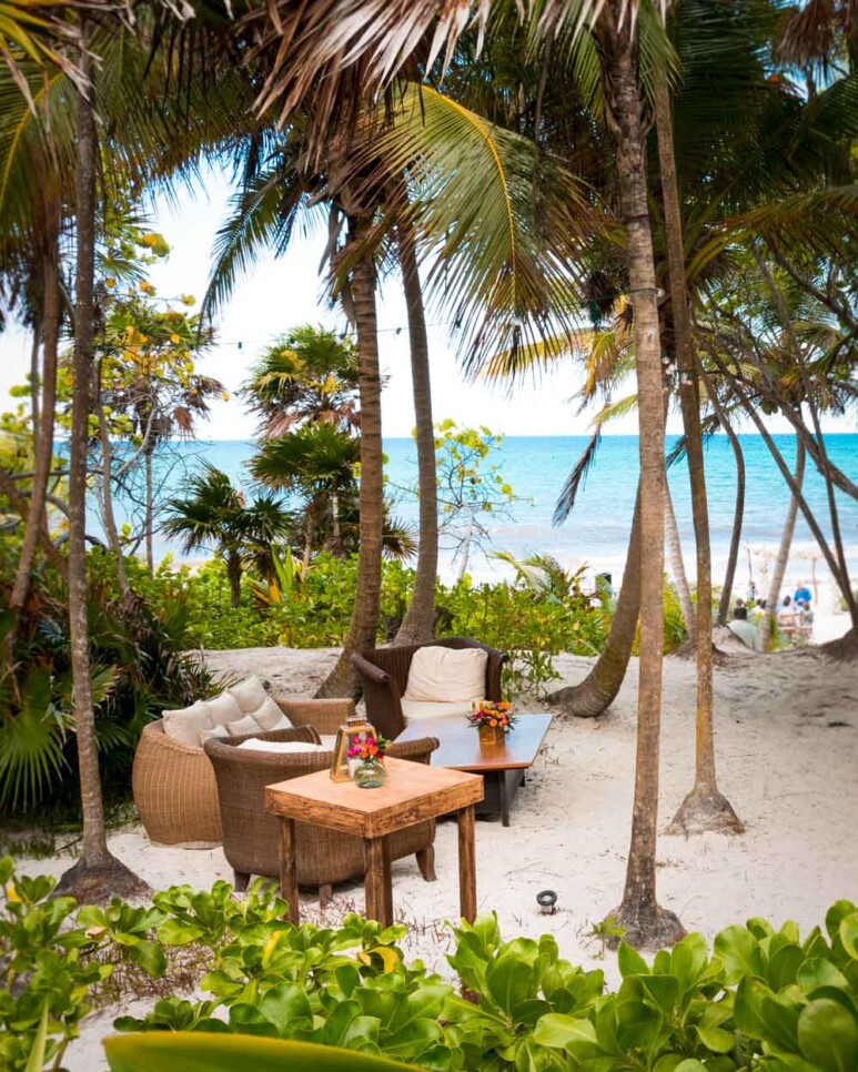 Tulum beach wedding venue in Sian Ka'an