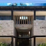 Cacao Hotel Tulum rooftop pool that is see-through