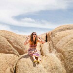 What to wear in Joshua Tree: Boho maxi dress, the perfect Joshua Tree fashion statement
