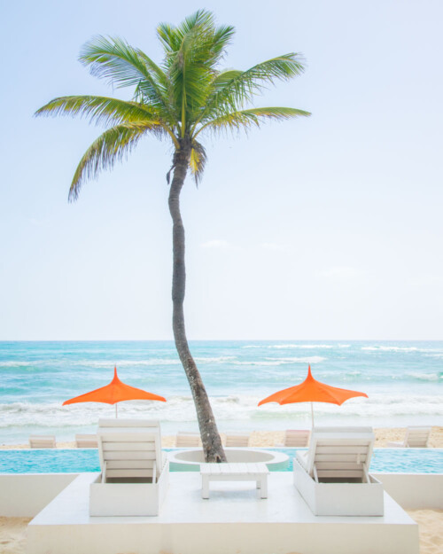 Shambala Petit Hotel in Tulum with beach infinity pool