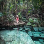 Cenote Azul close to Playa del Carmen