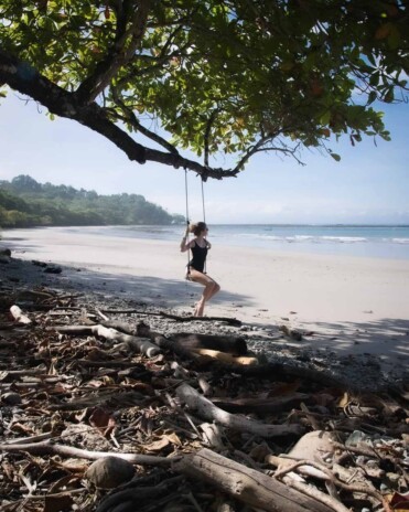 Tree swing at Santa Teresa Beach, Costa Rica