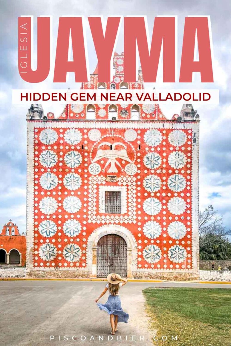 Mexico hidden gems in Yucatan: A day trip from Valladolid to Uayma, Yucatan and the unique Uayma Church the Ex-Convento de Santo Domingo. Uayma Valladolid, Mexico