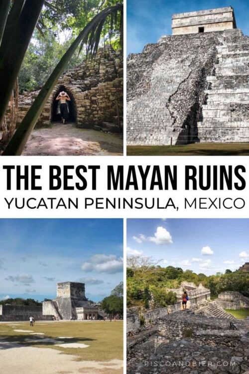 Pyramids + Best Mayan Ruins In Yucatan & Mayan Ruins Yucatan Map