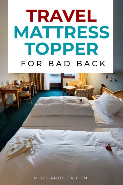 The Best Travel Mattress Topper For Bad Back piscoandbier