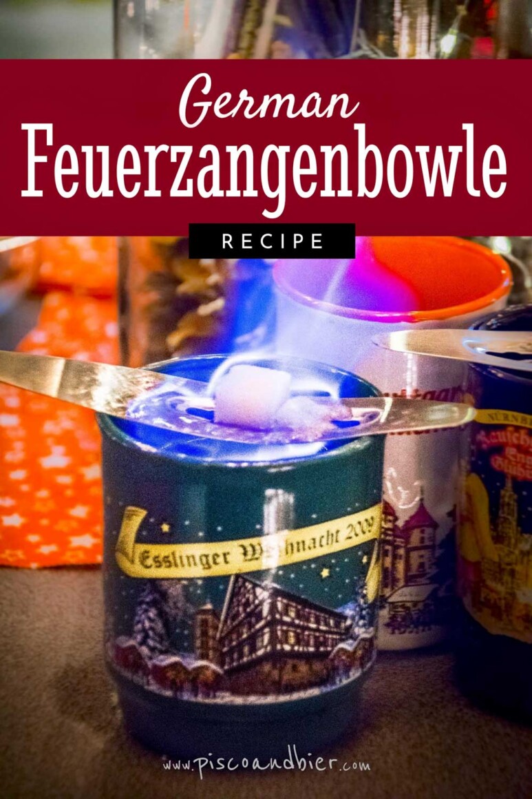 German Feuerzangenbowle recipe & where to buy a Feuerzangenbowle set (fire tong punch bowl set). Incl. Feuerzangenbowle rum & Feuerzangen sugar cones. 
