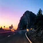 Cave Rock Lake Tahoe Sunset