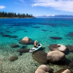Paddle boarding Lake Tahoe