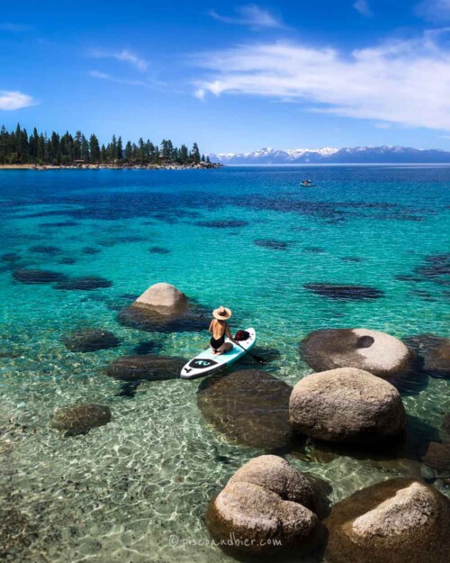 Paddle boarding Lake Tahoe