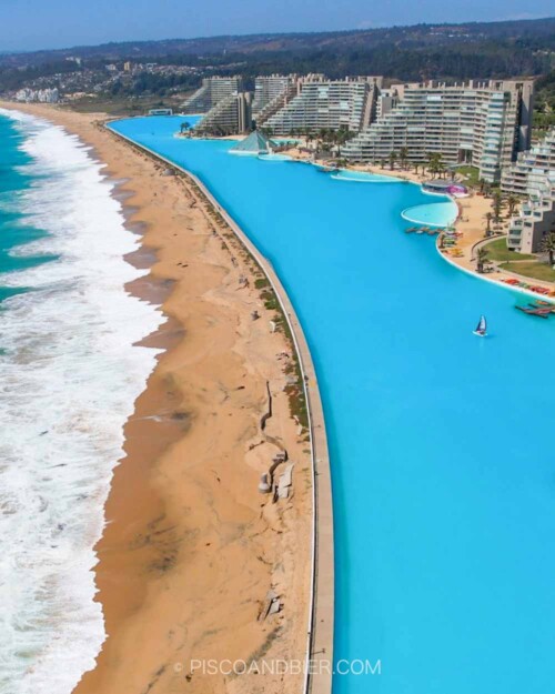 The World’s Largest Swimming Pool In Chile San Alfonso Del Mar