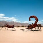 Anza Borrego Galleta Meadows sculptures in Borrego Springs