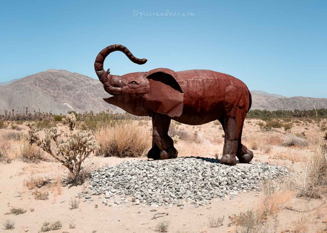 Visiting The Borrego Springs Sculptures At Galleta Meadows & Anza Borrego